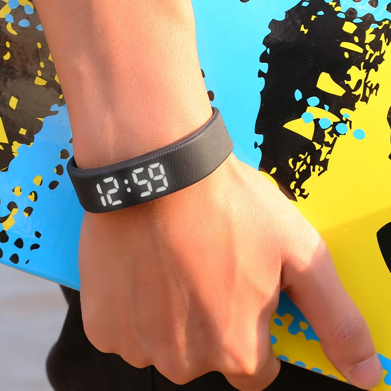 IP65 Waterproof Sports LED T5 Smart Multifunctional Wristband Fitness Bracelet Activity Sleep Tracker Smart Watch Pedometer