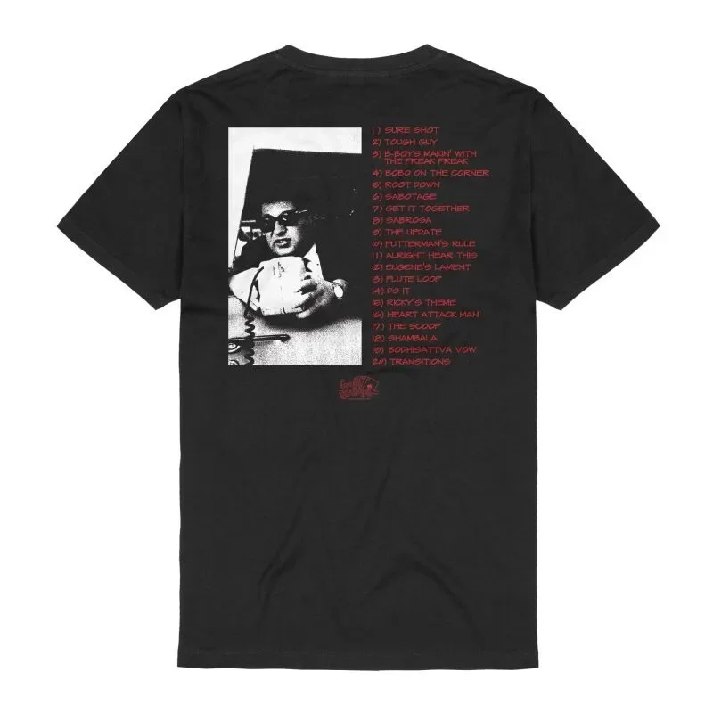 Beastie Boys Klassisches Logo-inspiriertes Baumwoll-T-Shirt Minimalistisches Retro Hip-Hop Streetwear T-Shirt – Detail 5