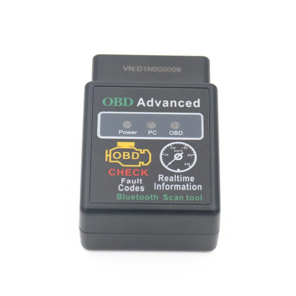 HHOBD ELM 327 OBD2 V1.5 25k80 V2.1 Car Diagnostic-tool Scanner ELM327 Bluetooth Interface Support All OBDII OBD Protocols