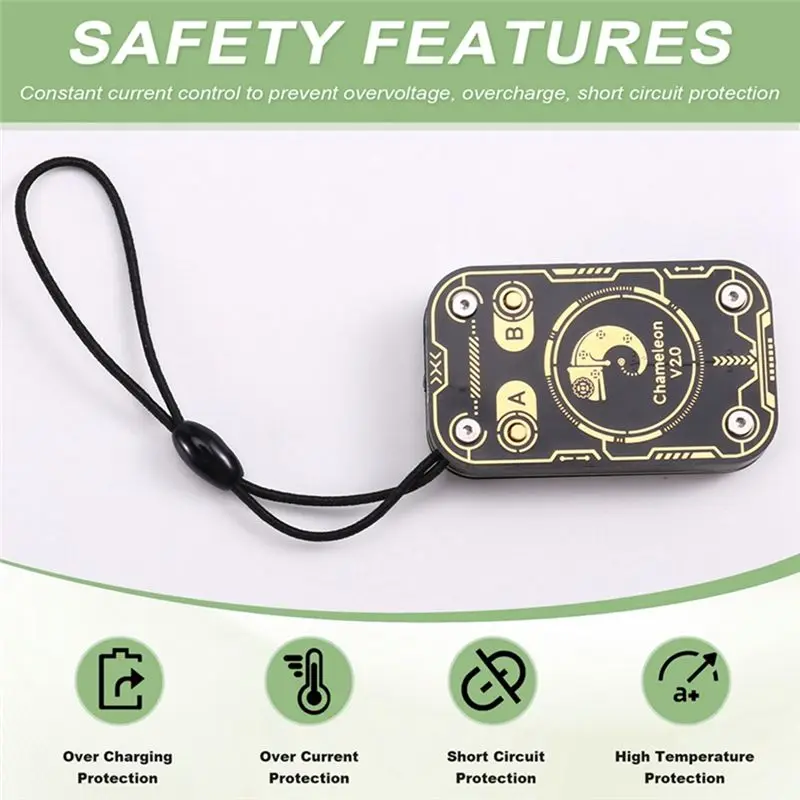 AB25-Chameleon Duplicator+ UID Keychain/CUID Card 125K 13.56M Card Decode Chameleon V2.0 RFID Smart Chip Reader Emulator