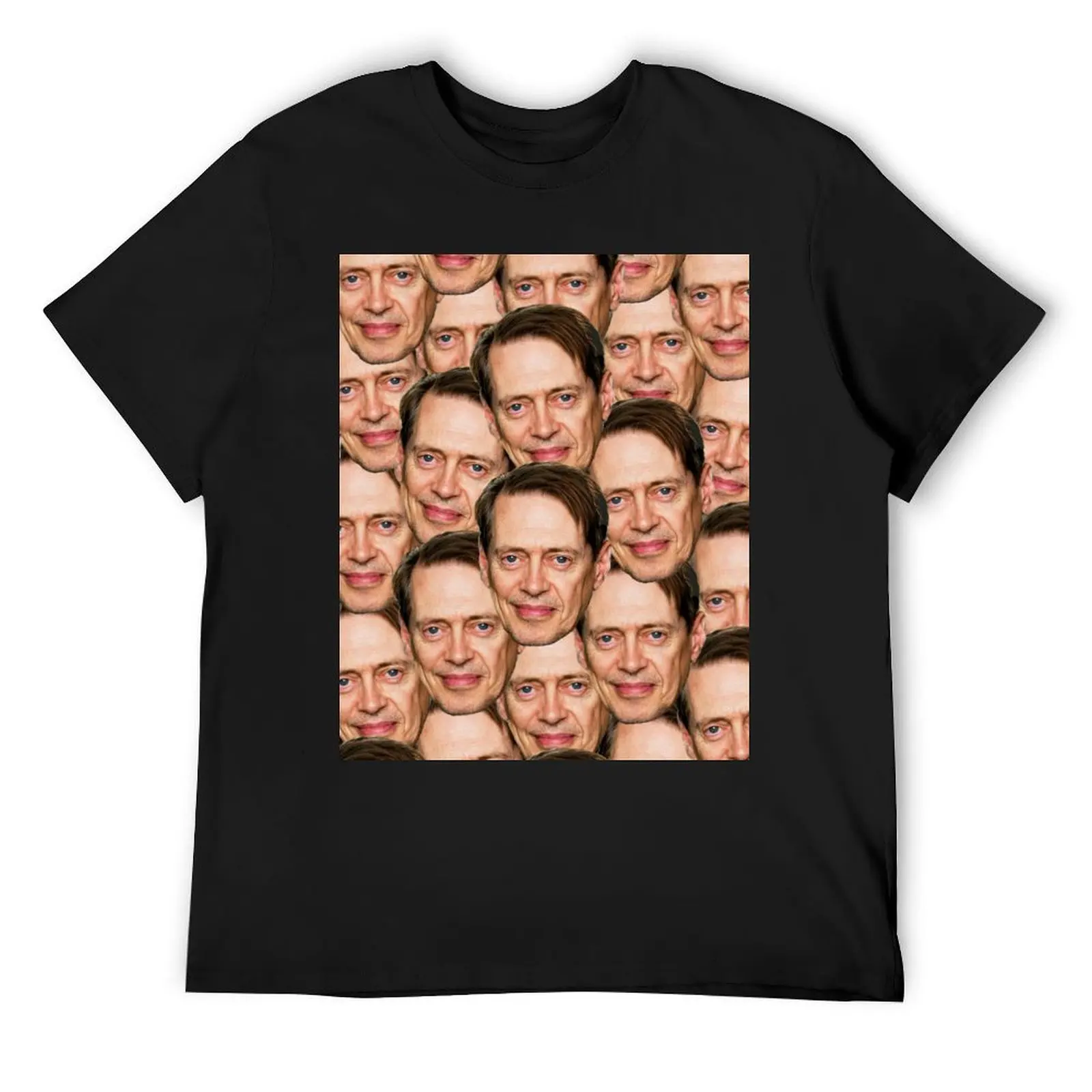 Steve Buscemi trending Head Design T-Shirt quick drying sublime for a boy vintage anime shirt plain black t shirts men