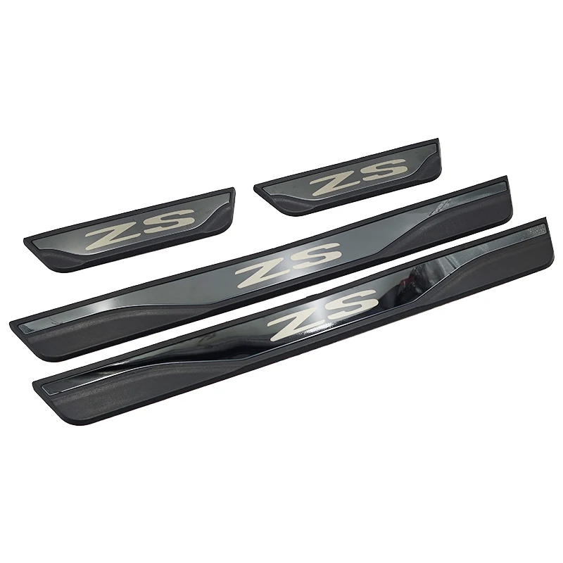 For MG ZS 2024 2023 2022 2021 2020 2019 2018 2017 Stainless Steel Door Sill Pedal Welcome Scuff Plate Trim Cover Decoration