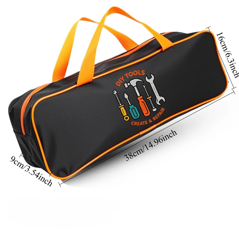 Large-Capacity Portable Tool Storage Bag  Tool Organizer Bag for Garages, Workshops, Construction, and Camping