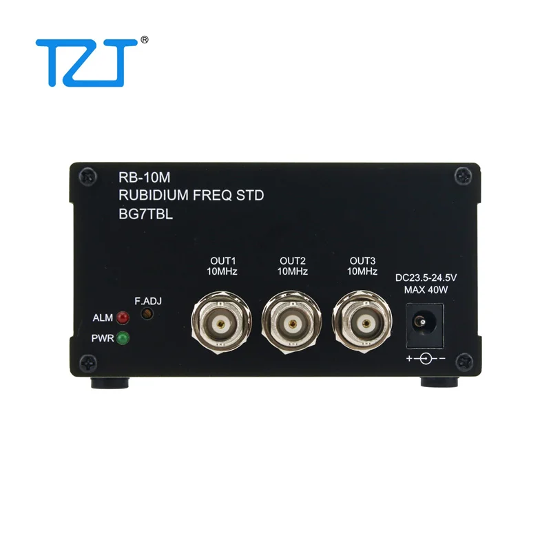 TZT RB-10M 10MHz Rubidium Frequency Standard High Precision Atomic Clock 24V Power Supply 3-Channel Sine Wave