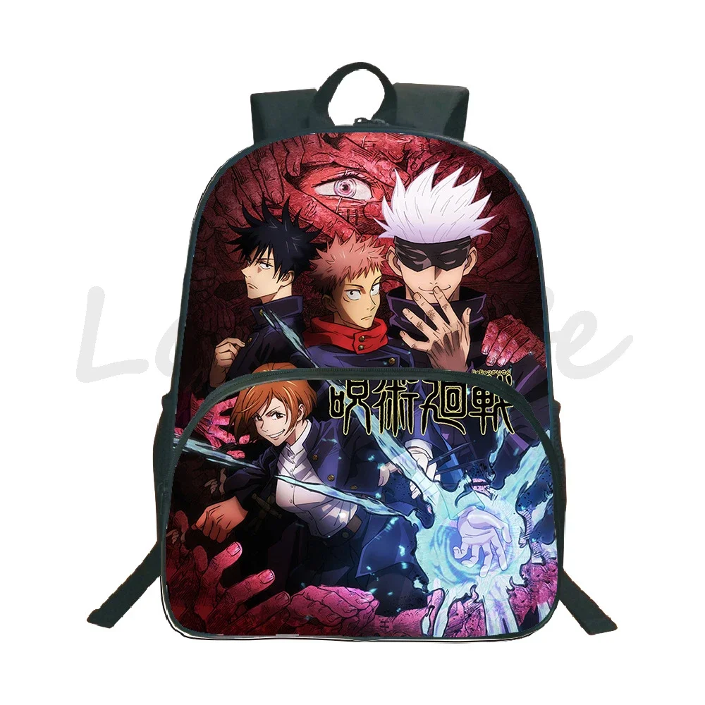 Jujutsu Kaisen Itadori Yuuji Gojo Satoru Anime Backpack Student School Bags For Teenager Travel Bags Boys Girls Rucksack 16 Inch