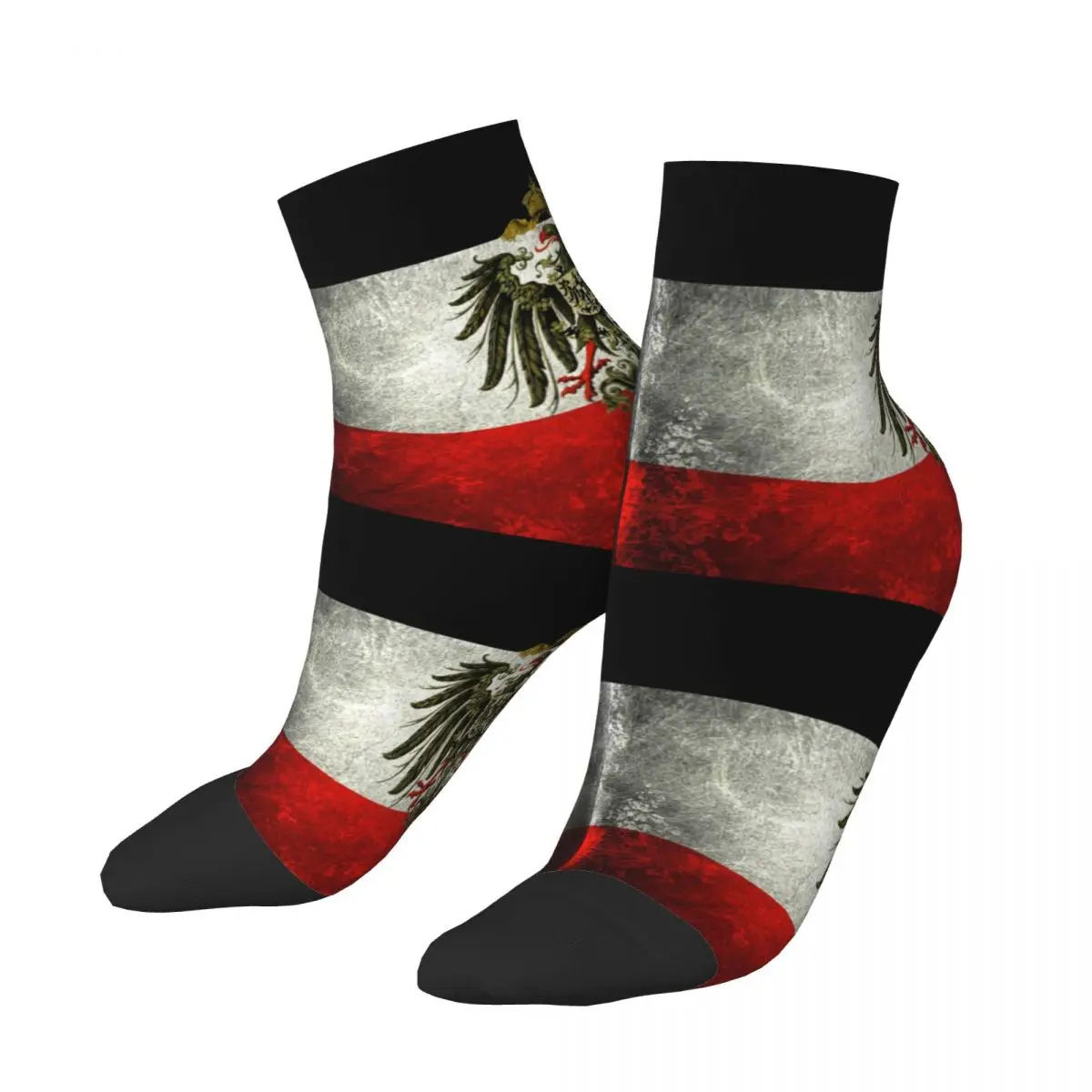 Kawaii German Empire Flag Germany Socks Men Women Warm 3D Print Sports Football Socks