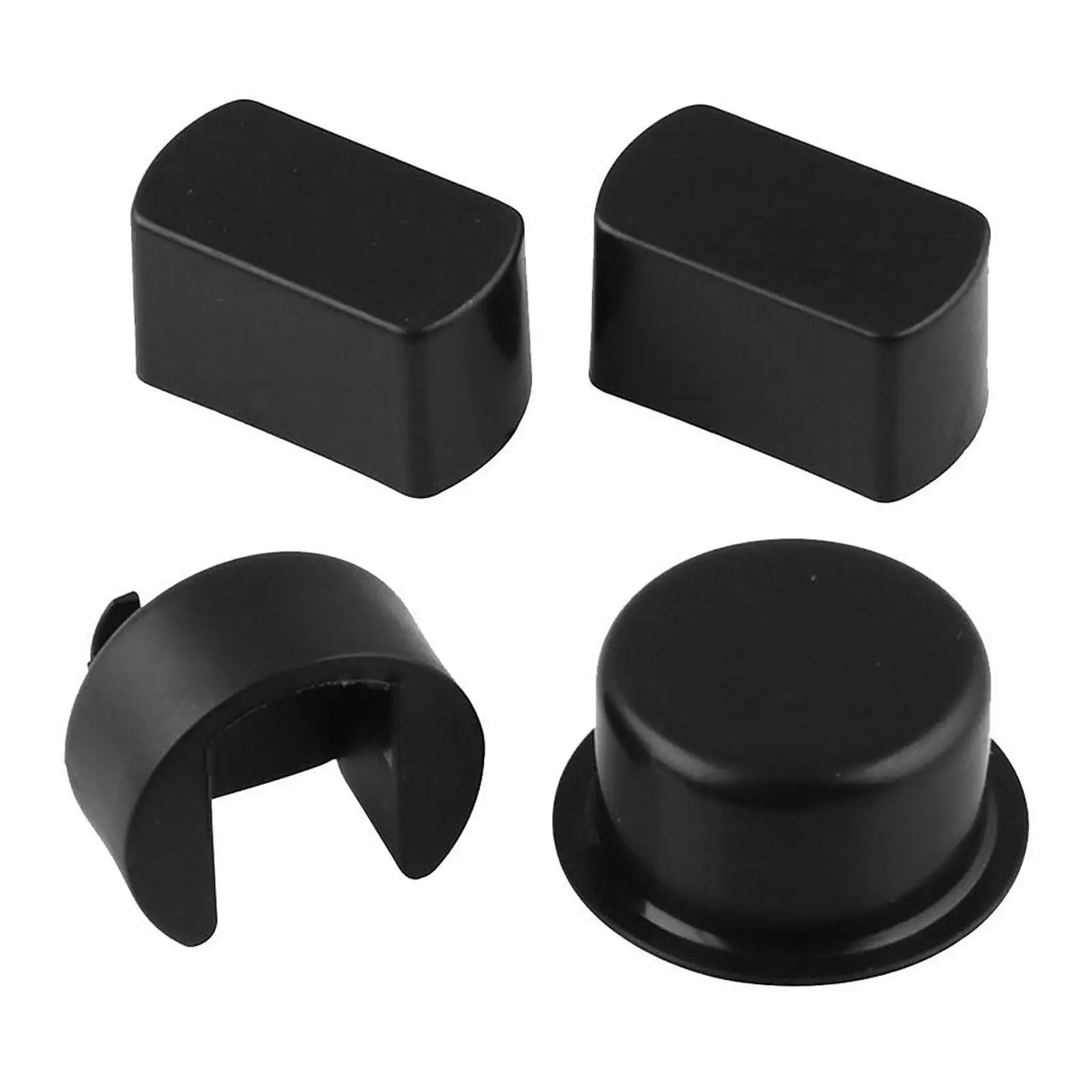Black Rubber Tailgate Hinge Pivot Insert Assorted Kit Restore Proper Tailgate Function for Ford Ram