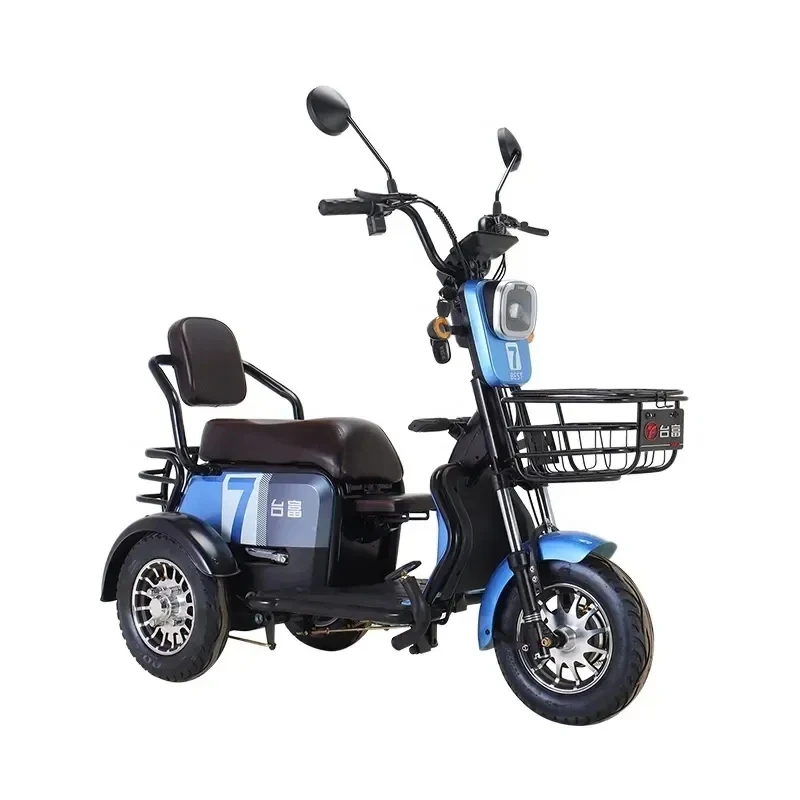 Factory Sale High Quality 500w-800w Customizable Smooth Operation Kids Electric Tricycle