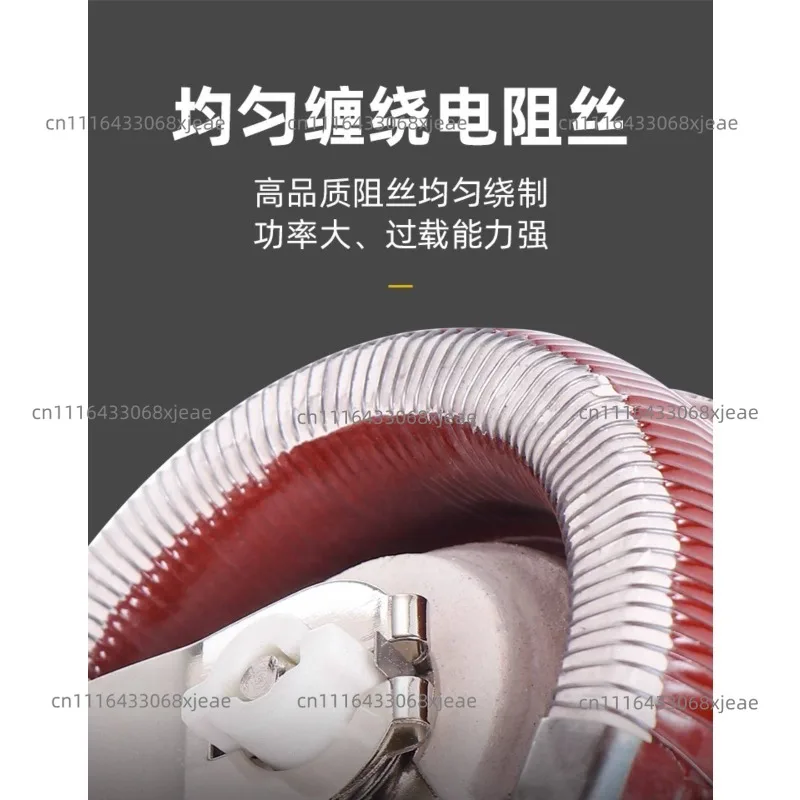 High Power Sliding Varistor Porcelain Disc Disc Adjustable Resistor 25W50W100W500W Watt 10R100R1K