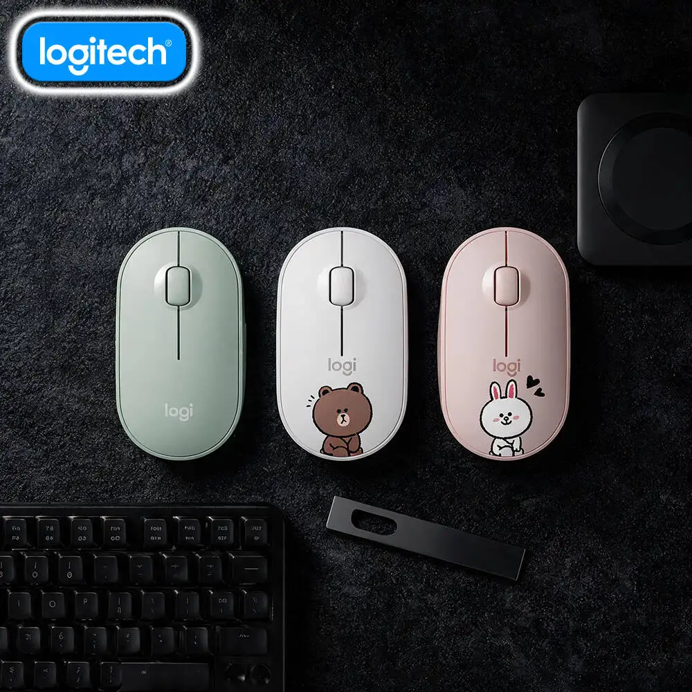 Logitech M350 Ergonomic Silent Mouse - Comfort Palm Fit, Quiet Operation, USB Storage, 77g Light, Home Office Helper