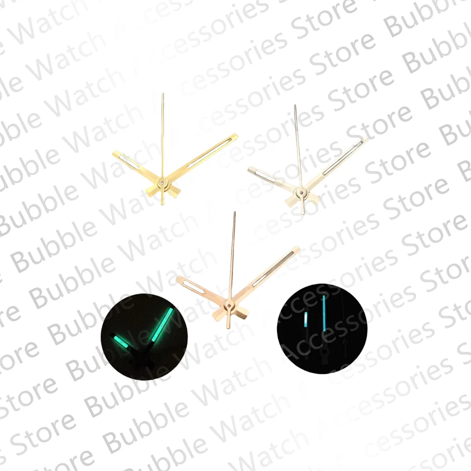 

Mod Silver Gold Stainless Steel Green/Blue Luminous Watch Hands Fit For SKX NH35 NH36 Movement