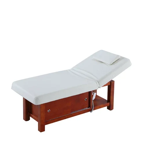 

Electric Beauty Bed Beauty Salon Solid Wood Massage Bed Health Care Massage Couch Latex Physiotherapy Bed