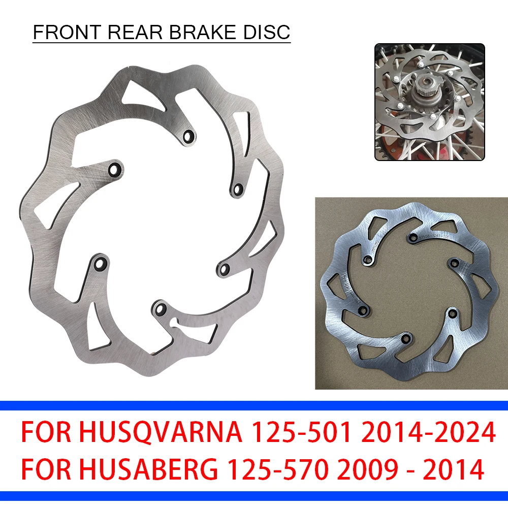 

Передние и задние тормозные диски для мотоцикла, комплект роторов для Husqvarna, для Husaberg FE TE FC TC TX FX 125 150 250 300 350 450 501 2014-2024