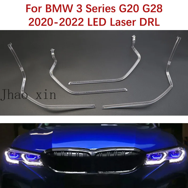 Ballast Module Lamp Angel Eye White Light Car Daytime Lights DRL Guide Strip for BMW 3 Series G20 G28 20-2022 LED Laser DRL Lamp