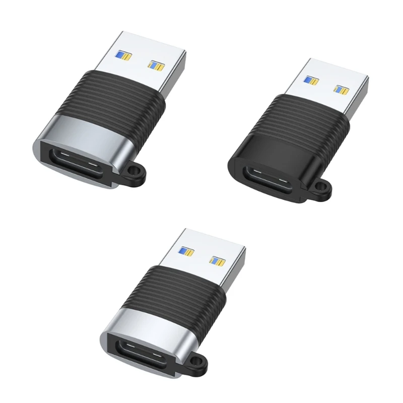 USB3.0 ชายถึงอะแดปเตอร์ Type C หญิงอะแดปเตอร์ชาร์จเร็วการถ่ายโอนข้อมูล 480Mbps