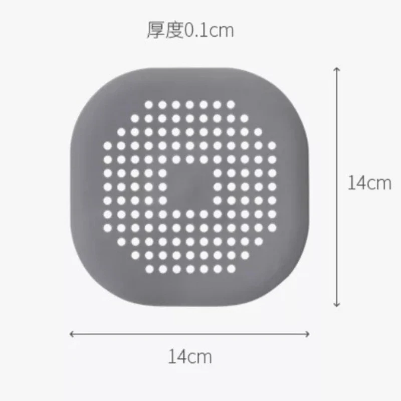Hair Filter Sink Anti-blocking Strainer Bathtub Shower Floor Drain Stopper Silicone Kitchen Deodorant Plug Bathroom Accessories image 4