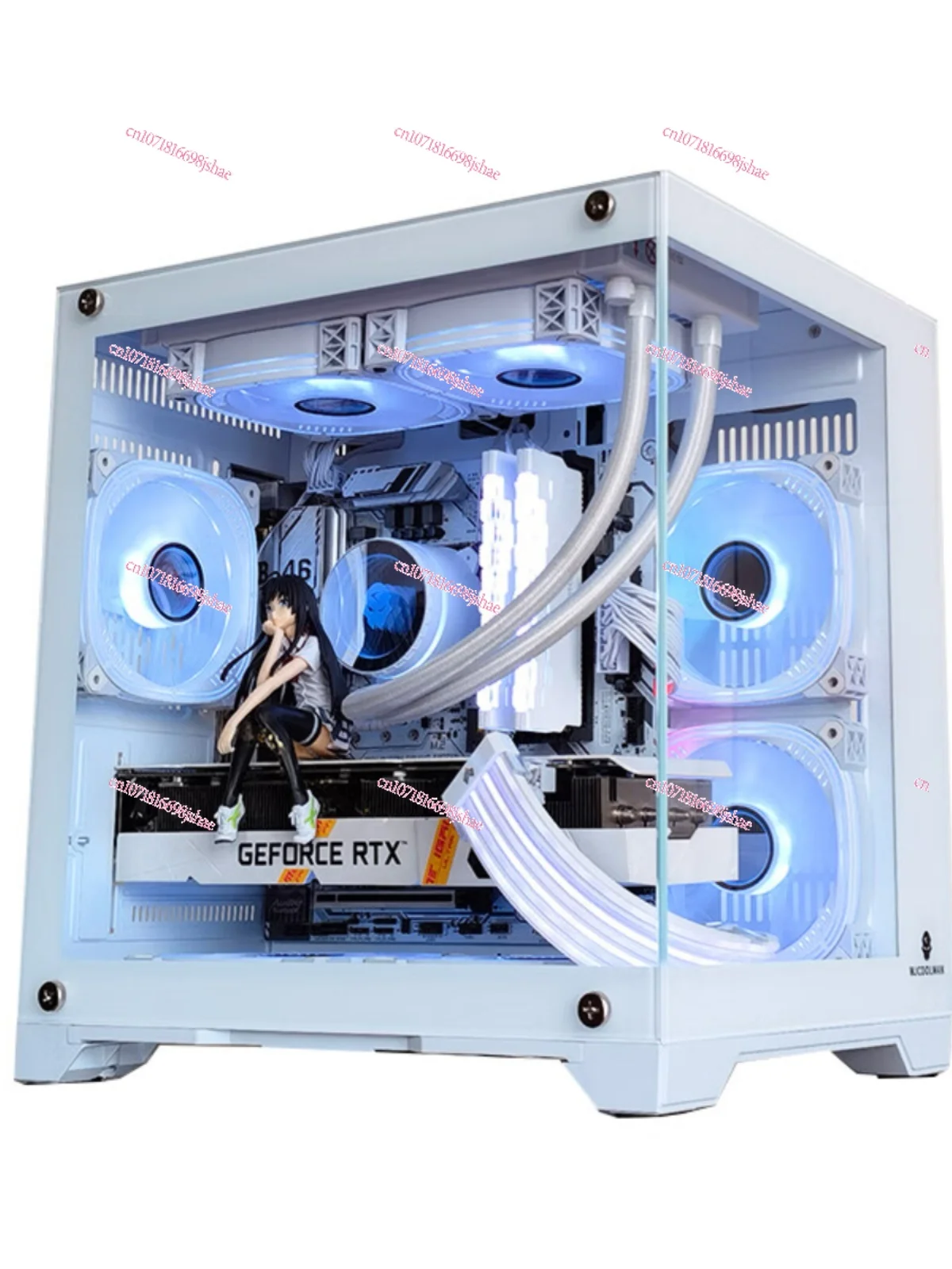 Nanjing Assembly Computer Machine I512400f/Rtx4060 White W Brand New E-Sports Desktop High-End Game