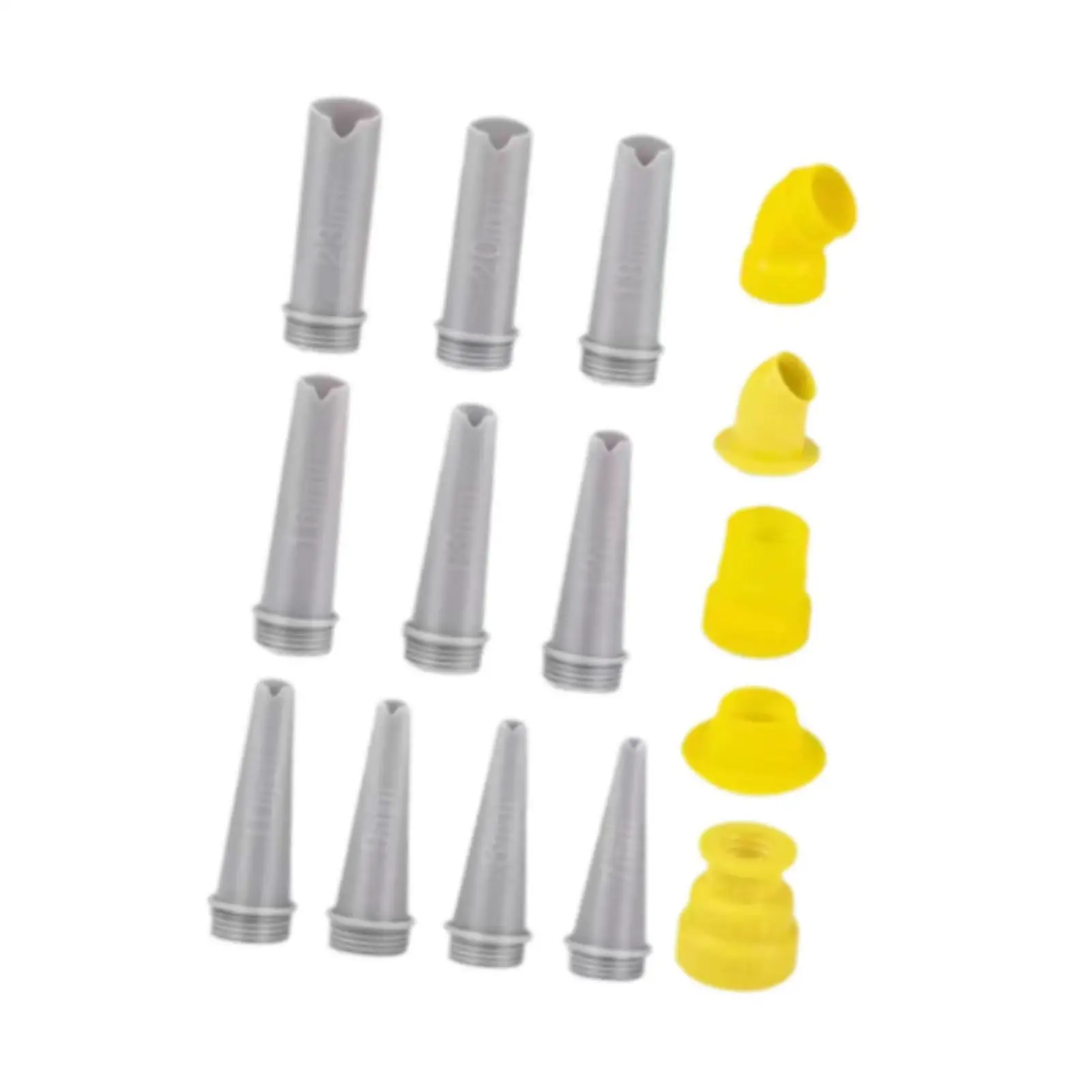 Caulk Nozzle Kit Caulking Extension Nozzles Reusable Caulking Accessories Finishing Tools Caulking Tips for Kitchen Window