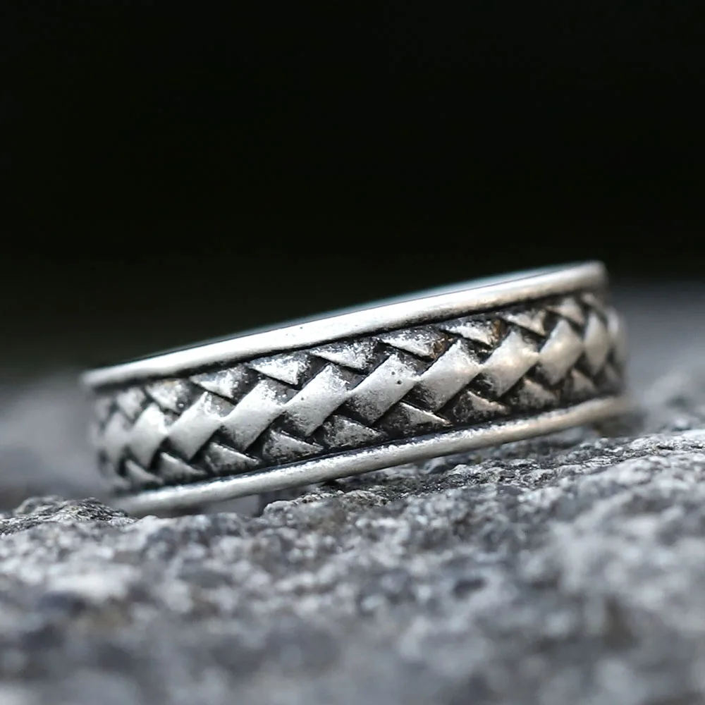 NIEUWE heren 316L roestvrijstalen ringen Eenvoudige VIKING RING voor tiener mode-sieraden Geschenken gratis verzending