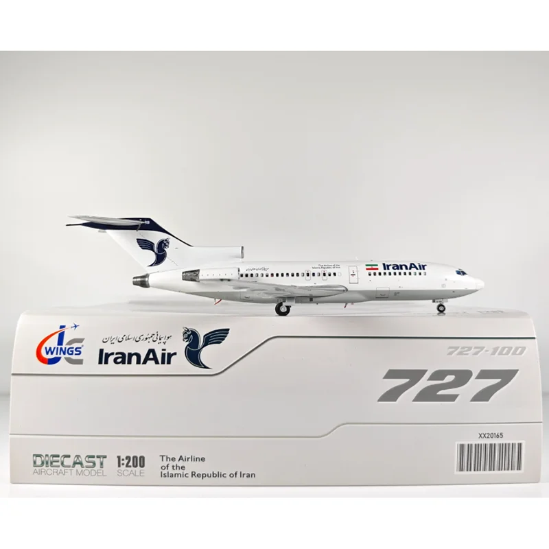 

JC Wings 1/200 Scale Iran Air B727-100 EP-IRB Die-cast Alloy Aircraft Model Collectible Decorative Ornament