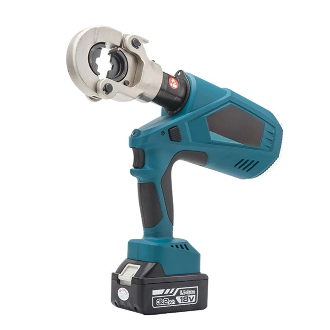 Lithium Powered Cordless Hydraulic Compression Cable Lug Crimper For Power Distribution Projects
