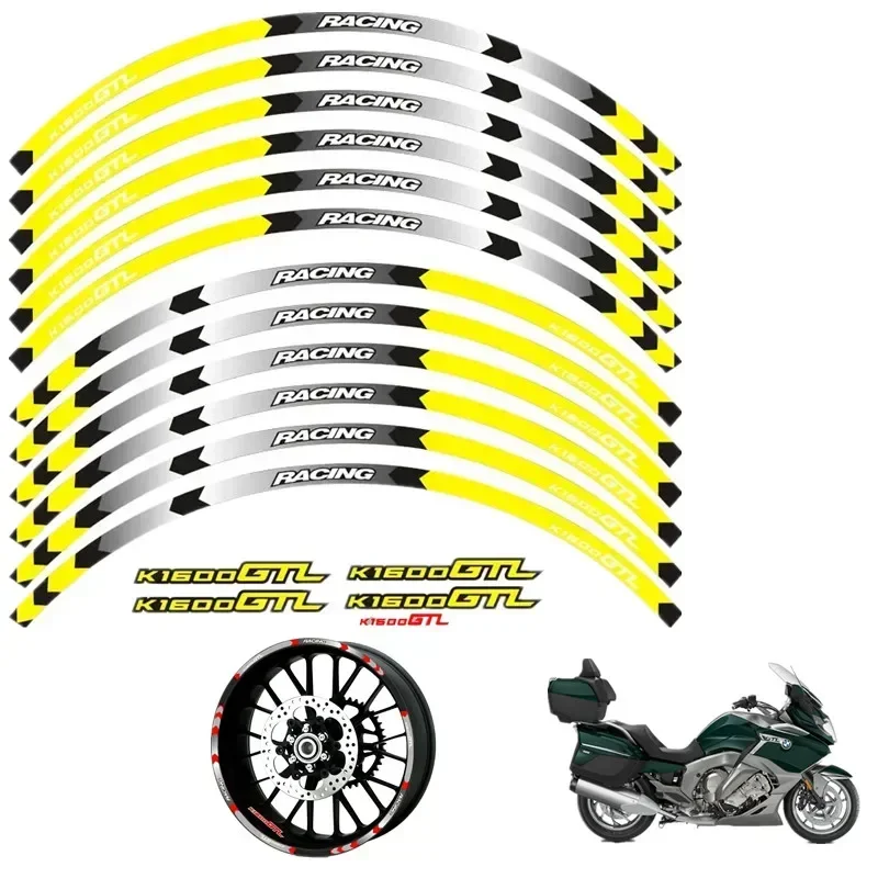 

Запчасти для мотоциклов BMW K1600GTL K1600GT, контурное колесо декоративная переводная наклейка-C
