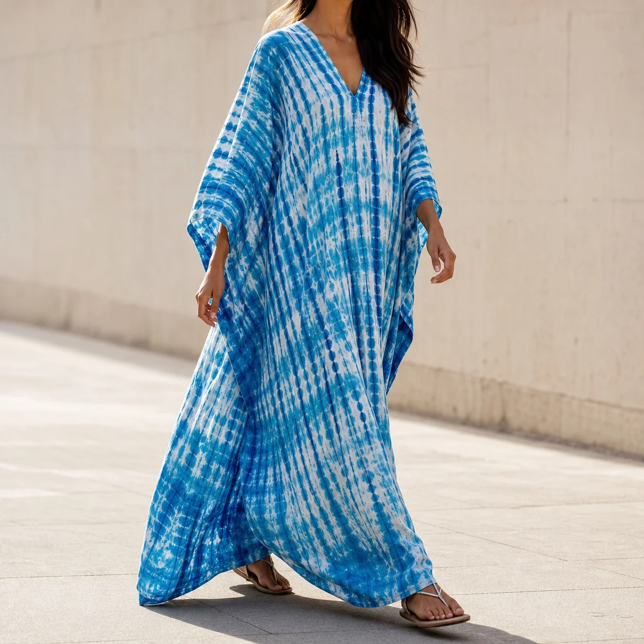 Women's Printed Loose Cover Up Dress Pareo Beachwear Outfit Women's Cover-ups Dresses Pareo Cover Up Maxi Dress Boho Style