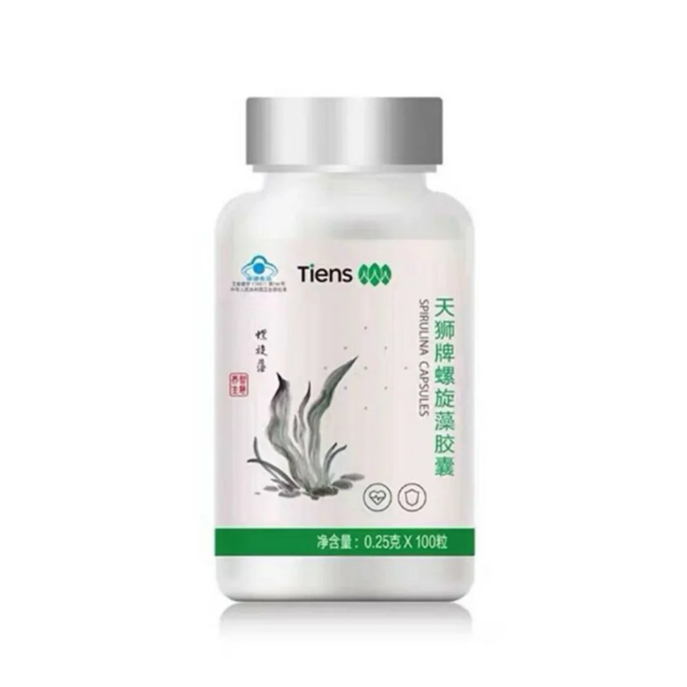 

Explore The Original Tiens Spirulina Capsule That Helps Enhance Immunity Each Bottle Contains 100 Capsules for Daily Support