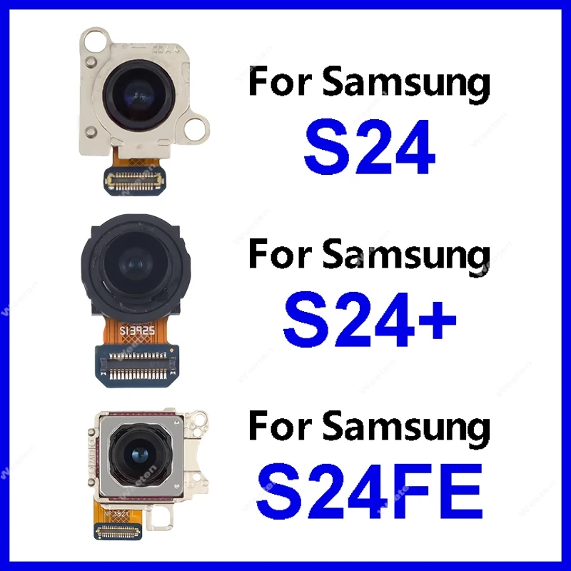 

Модуль камеры для мобильного телефона, запчасти для ремонта Samsung S24, S24+, S24FE, SM-S921, S926, S721, передняя и задняя камеры, все запасные части для замены камер.