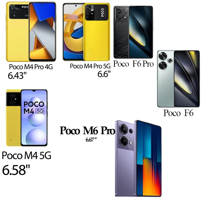 poco m6 pro, Poco F6 glass film for poco m4 pro tempered glass for xiaomi poco m4 pro screen protector poco m4 protection poco m6 m4 screen glass