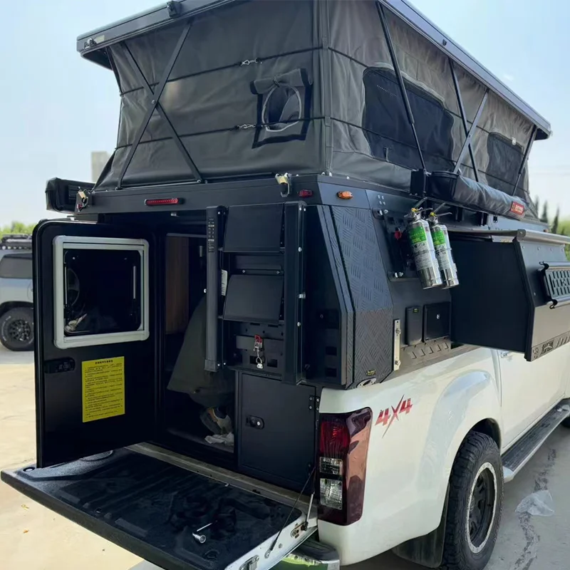 QC Overland 4wd Pick up Truck Camping Car Camper Trailers Australian Standards Slide on Truck Camper for Pick up
