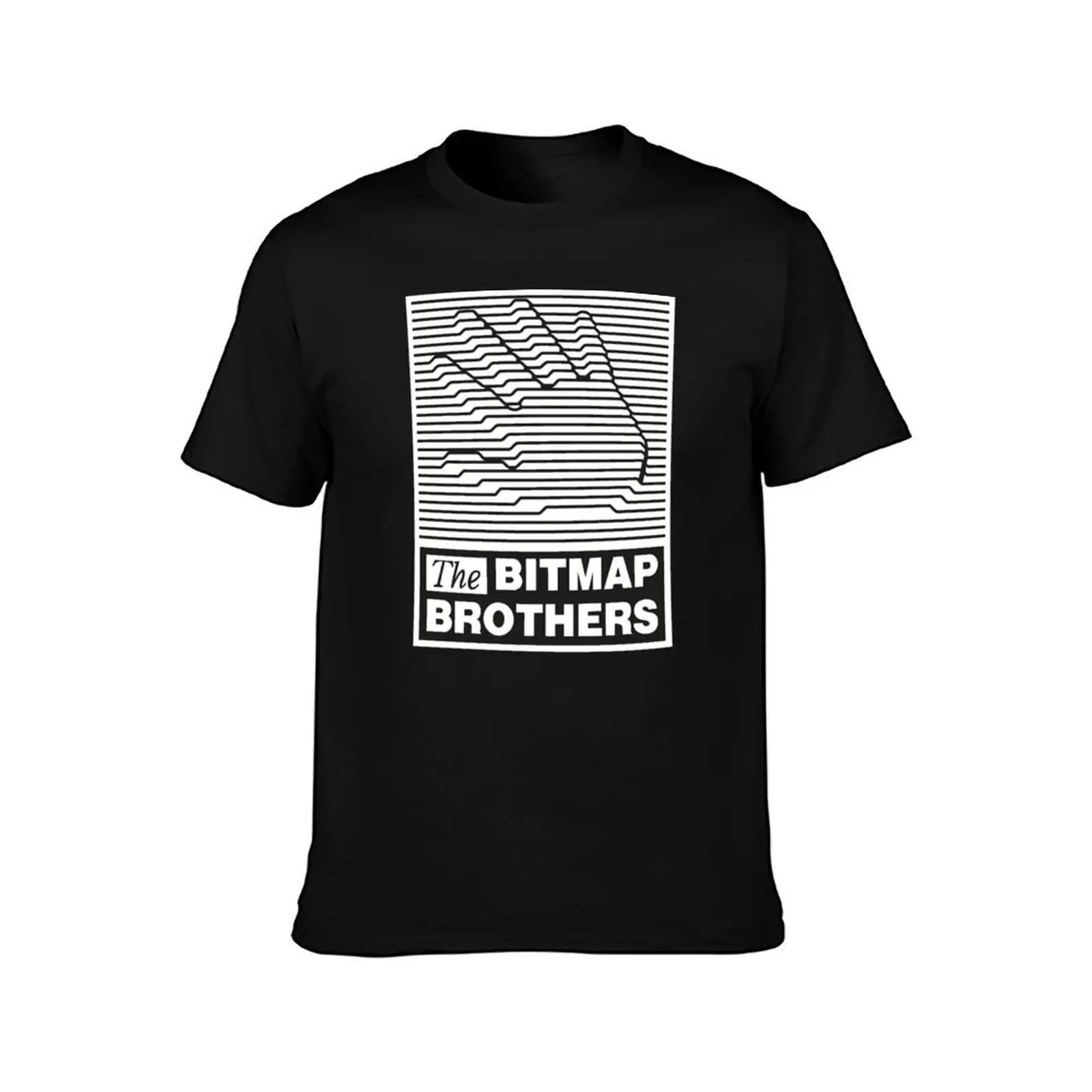 Amiga - The Bitmap Brothers Logo T-Shirt, Summer Casual Cotton Tee, Oversized Streetwear Tops, Vintage Graphic Print