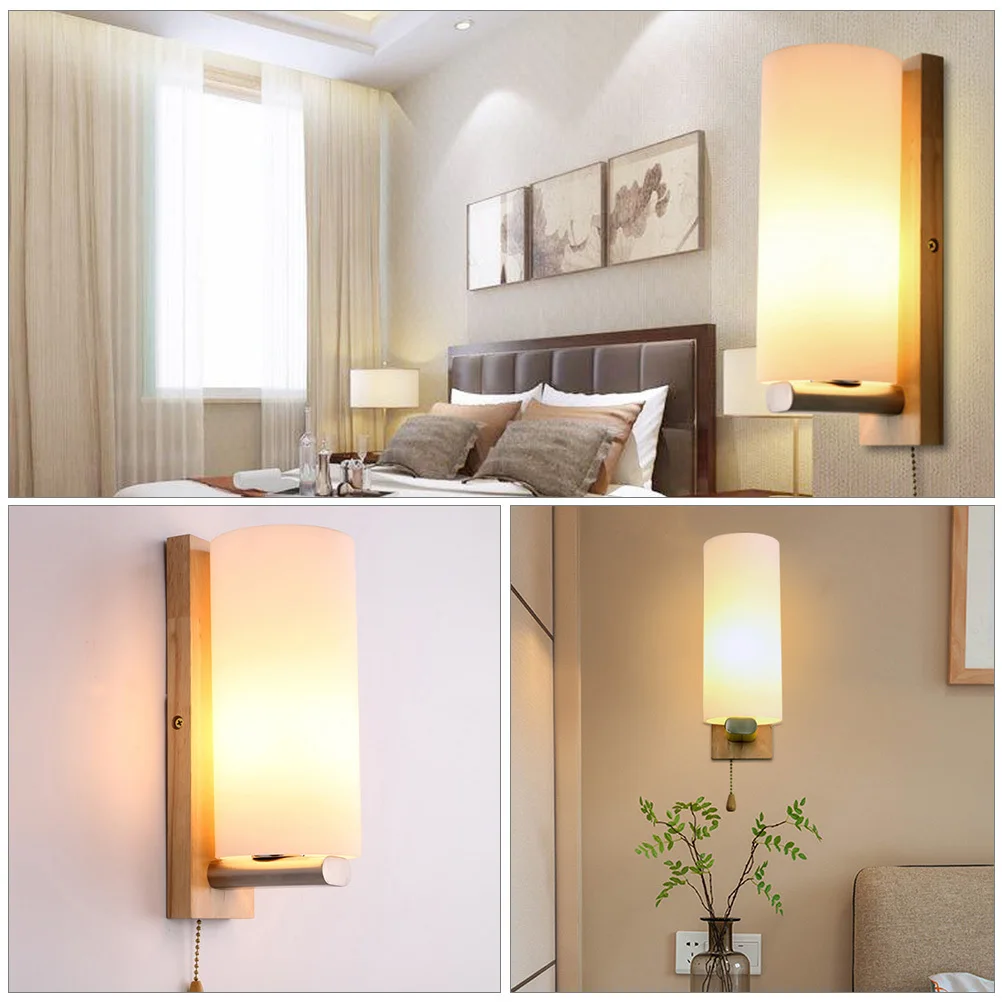 

1Pcs Chinese Style Wall Lamp Bedside LED Modern Simple Bedroom Corridor Decorative Wall Lighting Corridor Light