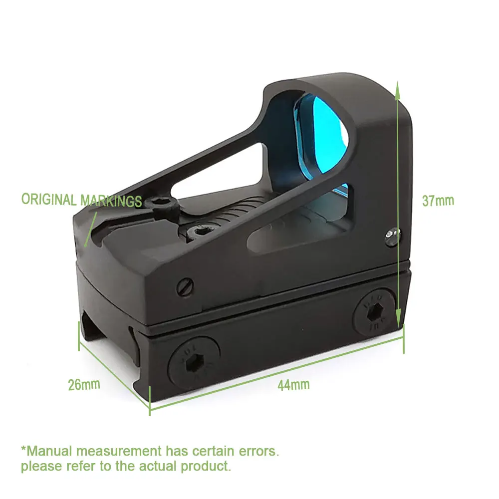 Imagem -03 - Sotac Gear-rms Red Dot Sight Scope Riflescope Acessório Tático Rms Arma Caça Outdoor