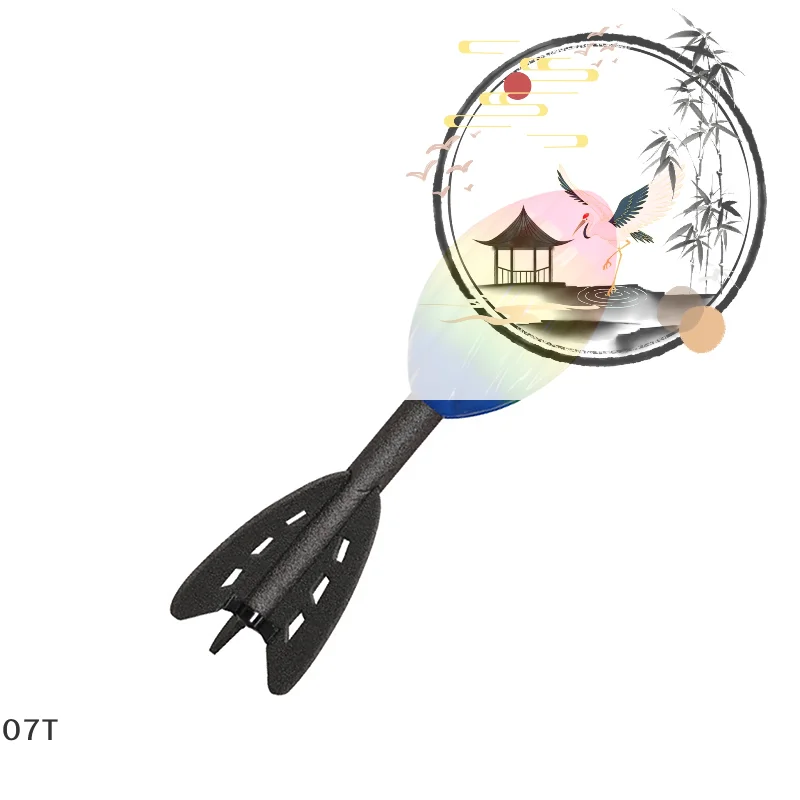 

29 см Ракета из радужной пены, спиральная ракета, футбольная игрушка для ручного метания, уличная игрушка для дартс на большие расстояния, интегрированная забавная игра для метания