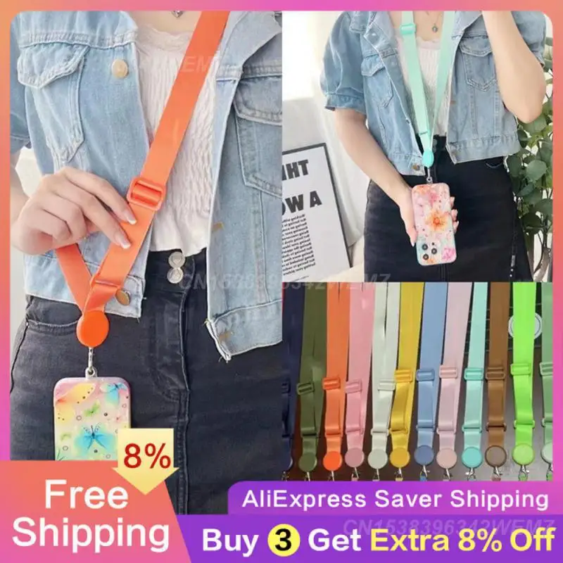 1PCS Hanging Cord Anti-lost Polyester Webbing Lanyard New 2023 Sling Easy To Install Unisex Necklace Sling Mobile Phone Rope