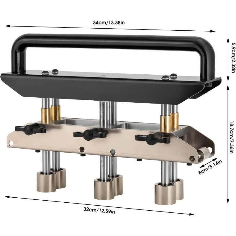 Three-Station Edge Roller Bender, Large Radius Sheet Metal Bead Roller Bender For Carbon Steel, Copper Plate, Aluminum Plat