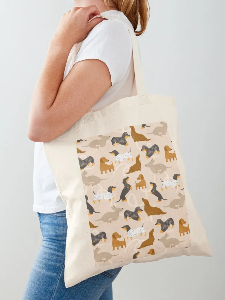 

Dachshund Playground Tote Bag sacs de shopping shopping logo reusable trolley