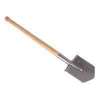 Gardening Shovel Large Steel Garden Shovel Farmland Orchard Manual Spade Outdoor Camping Travel  Shovels with Wooden Handle