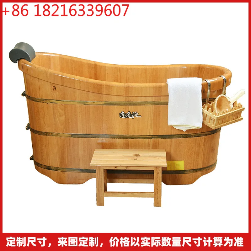 Rubber Wood Bath Tu…