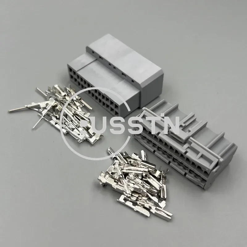 1 Set 26 Pin Car Transfer Box Computer Board Composite Socket AC Assembly 174516-6 Automobile Wire Cable Connector 368136-6