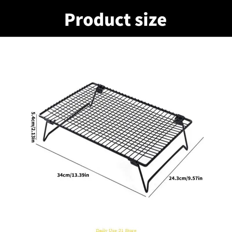 Metal Baking Tray High Capacity Cooling Rack for Cake Pastry Bread Pie Biscuits