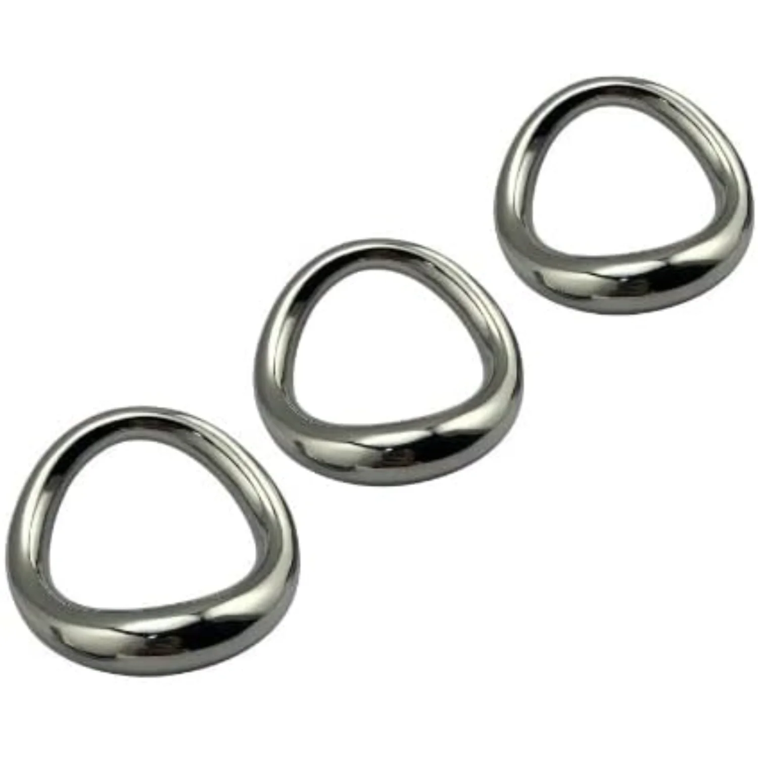 Curved Stainless Steel Delay Ring Exercise Stretch Ring Fixed Exercise Accessories（48 x 54 mm