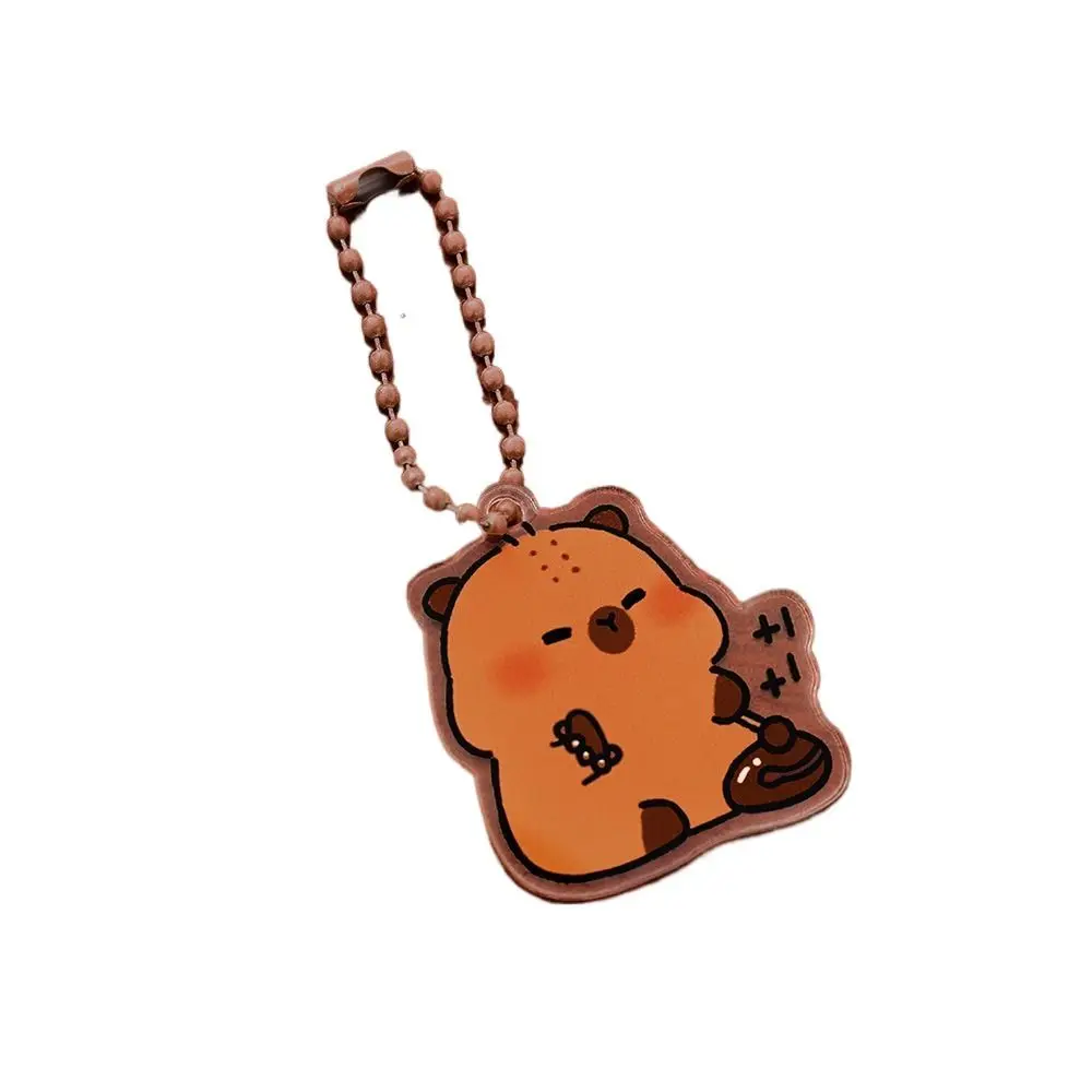 

Подарок любовнику мультфильм капибара брелок кулон милый акриловый акриловый брелок капибара сумка кулон для девочки