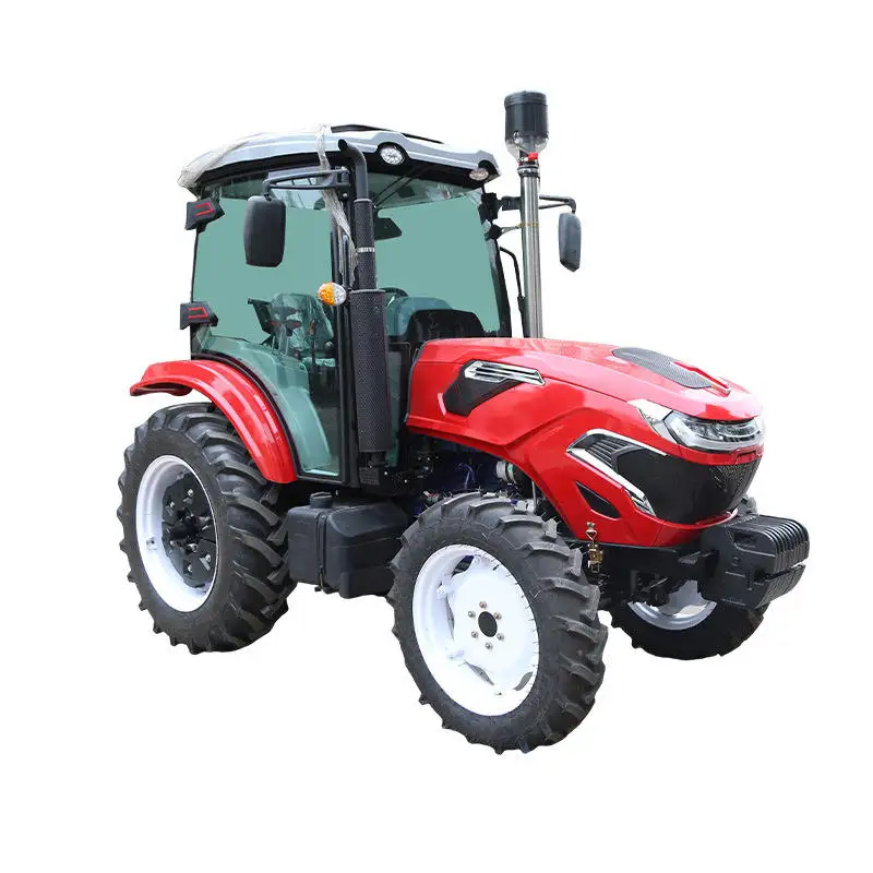 Multi-Purpose Farm Tractor with 4WD Wheel Cheap Lawn Mower Tractor  Engine Core Component