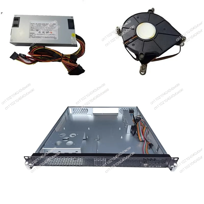 Suitable for 1U42CM deep monitoring hosting dedicated industrial control chassis, firewall router short chassis ATX main board