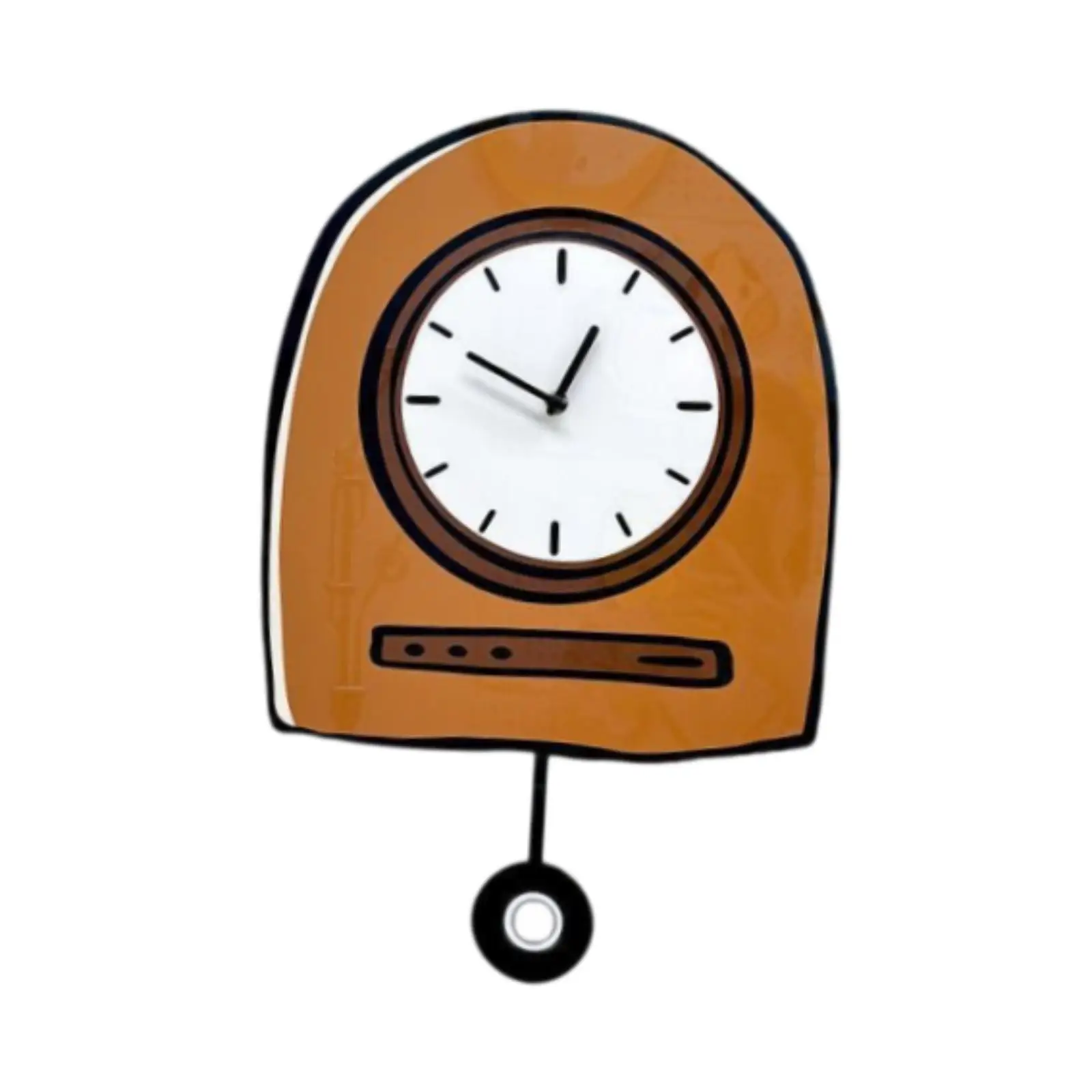 

Wall Clock Practical Decorative Nordic Design Lightweight Art Mute Hanging Clock for Gift Kitchen Farmhouse Living Room Bedroom