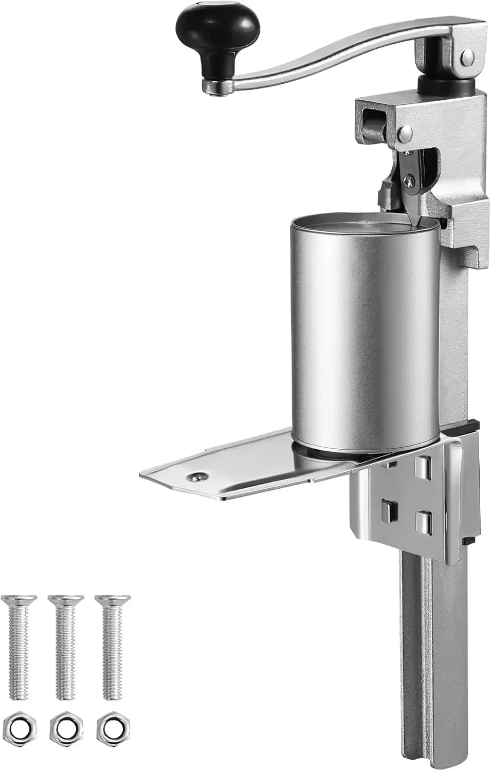

Manual Can Opener, Commercial Table Opener for Large Cans, Heavy Duty Can Opener with Base, Adjustable Height Industrial Jar