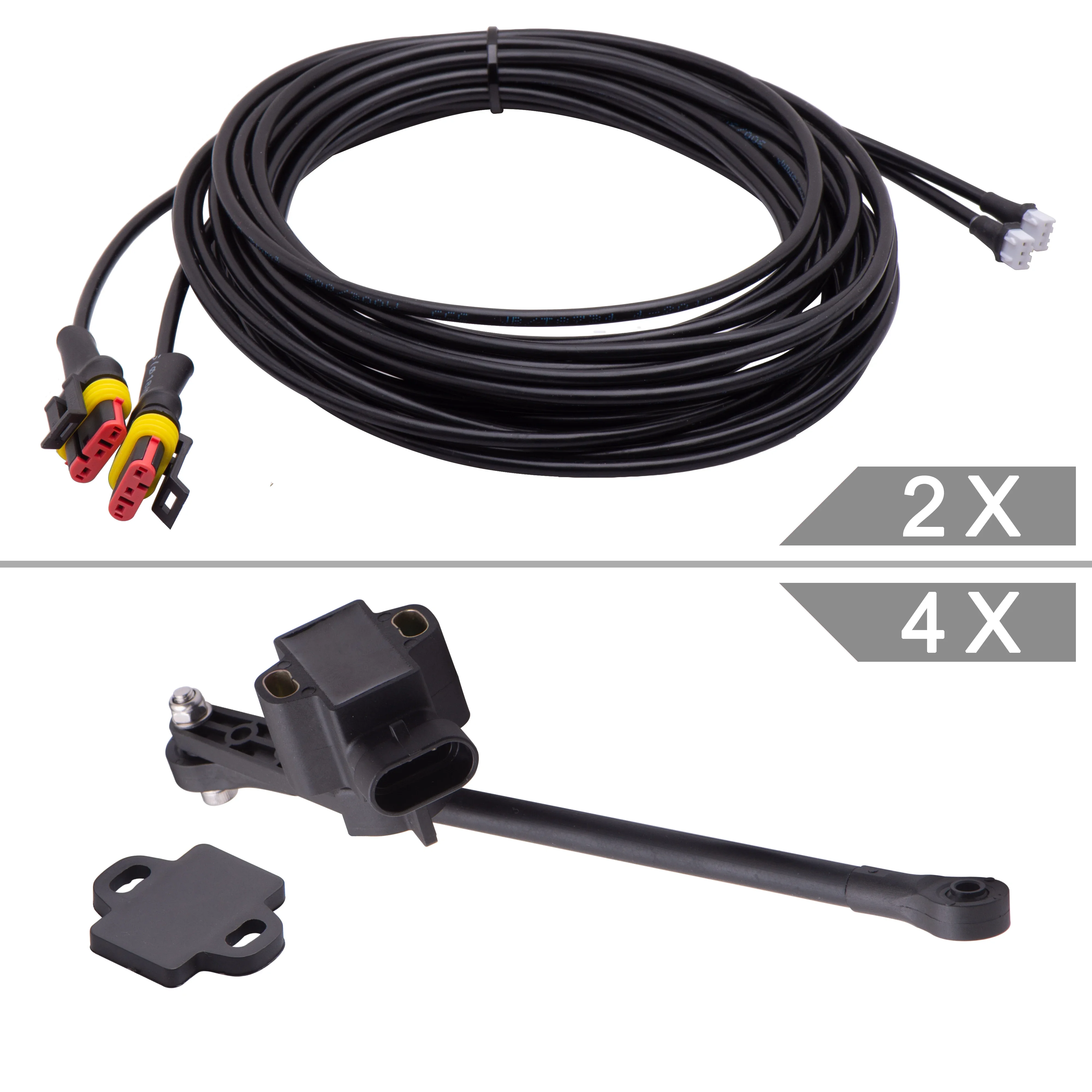 Système de gestion électronique de suspension pneumatique Bluetooth |   Kit de modification de voiture avec capteur de hauteur LD4S+