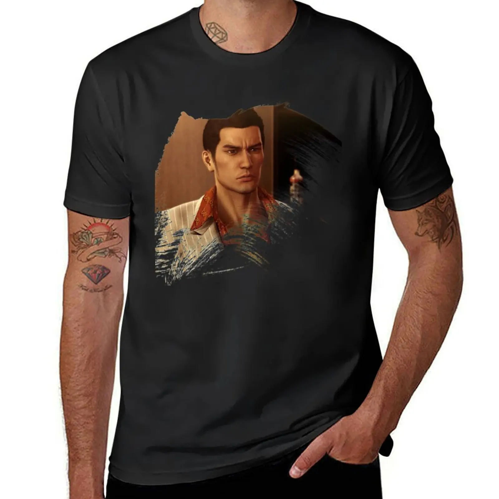 Kazuma Kiryu - Yakuza 0 T-Shirt plus sizes blanks summer tops heavyweight t shirts for men